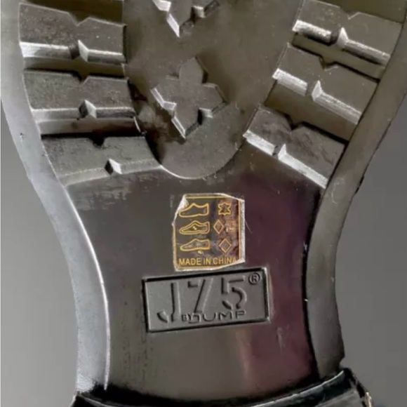 Jump New York Vintage New In Box Chopper Leather/Metal Stud Sole Boots, Mens 10 - Picture 9 of 12